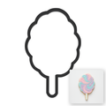Cotton Candy Cookie Cutter with Easy Push Design — main photo