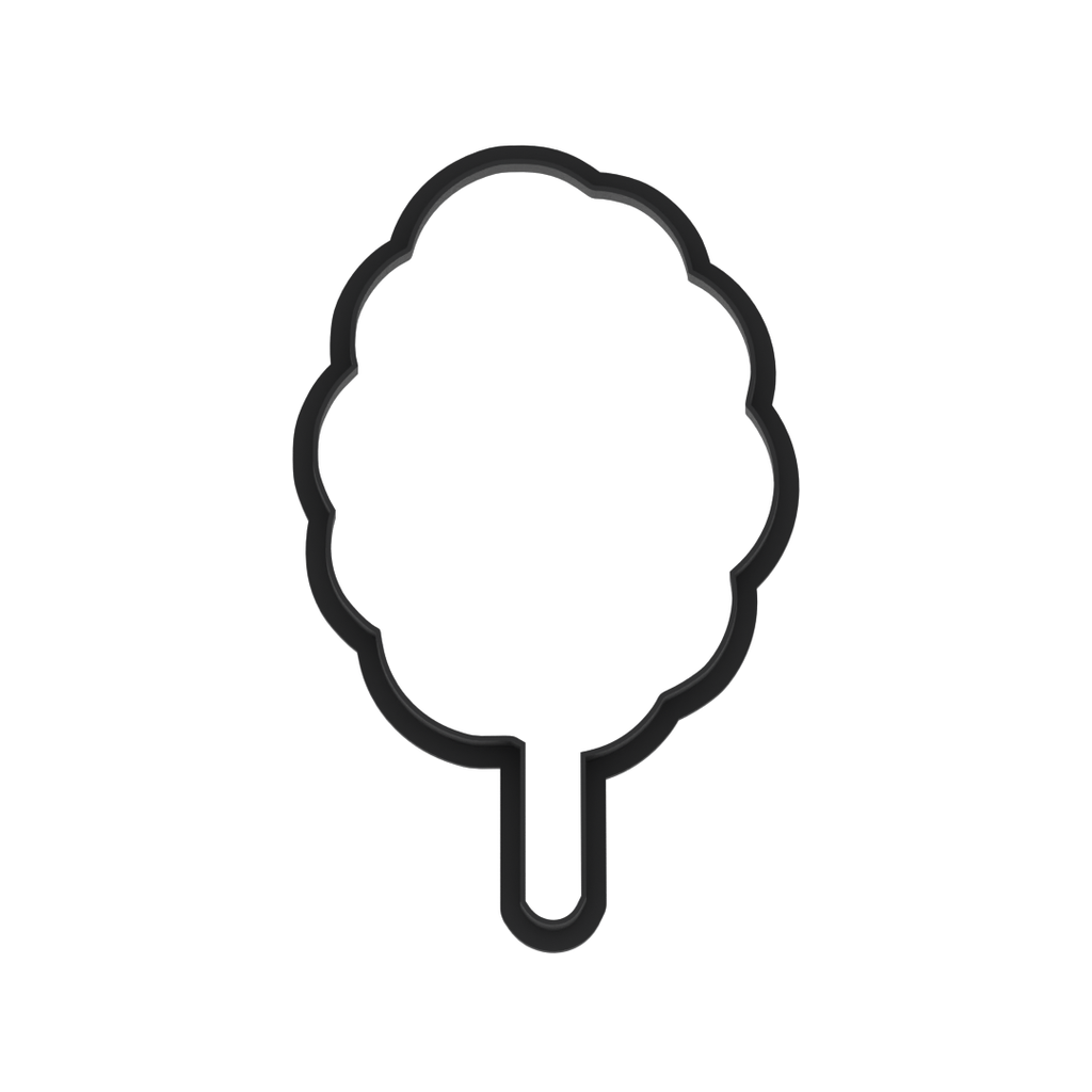 Cotton Candy Cookie Cutter with Easy Push Design — photo 6