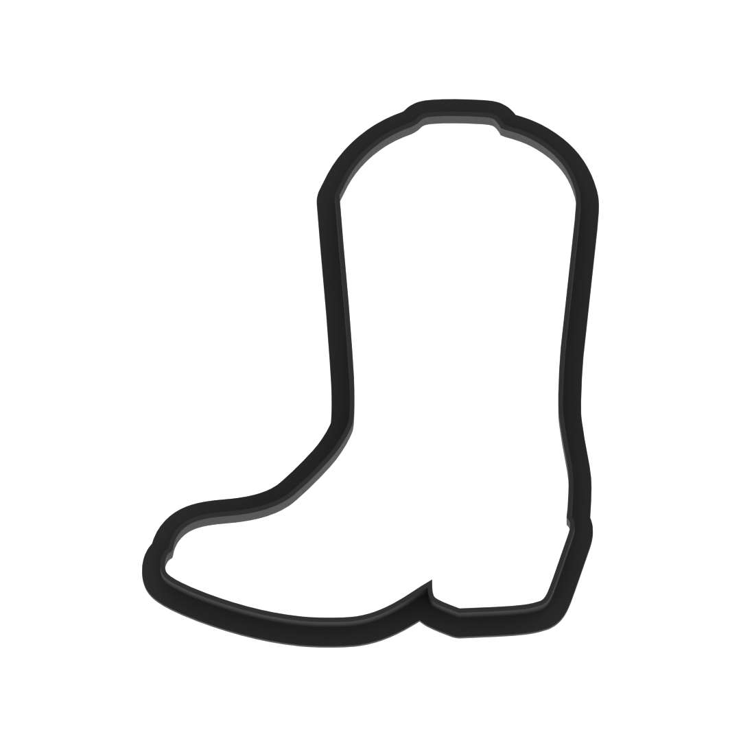 Cowboy Boot Cookie Cutter with Easy Push Design — photo 6