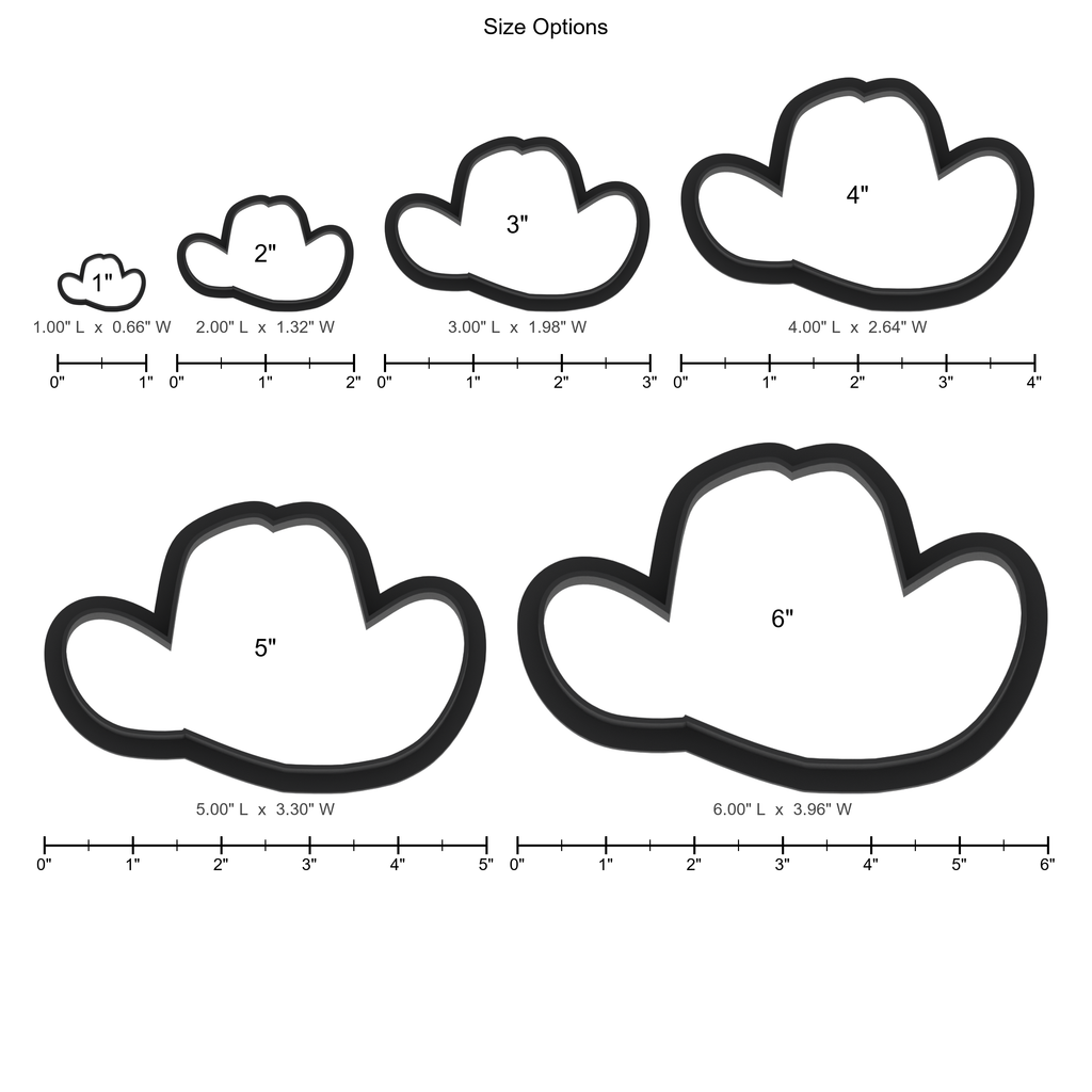 Cowboy Hat Cookie Cutter with Easy Push Design — photo 5