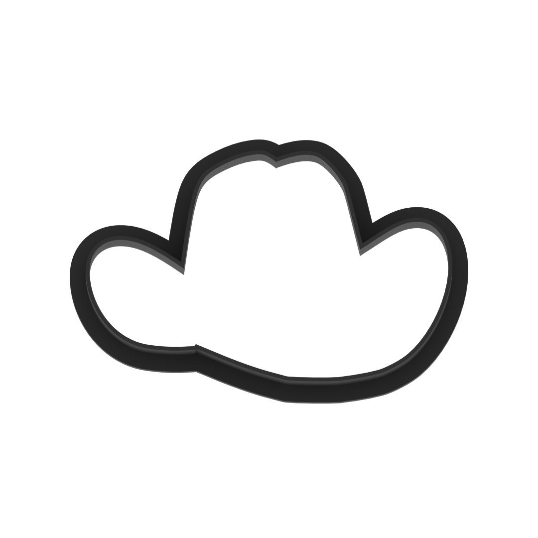 Cowboy Hat Cookie Cutter with Easy Push Design — photo 6