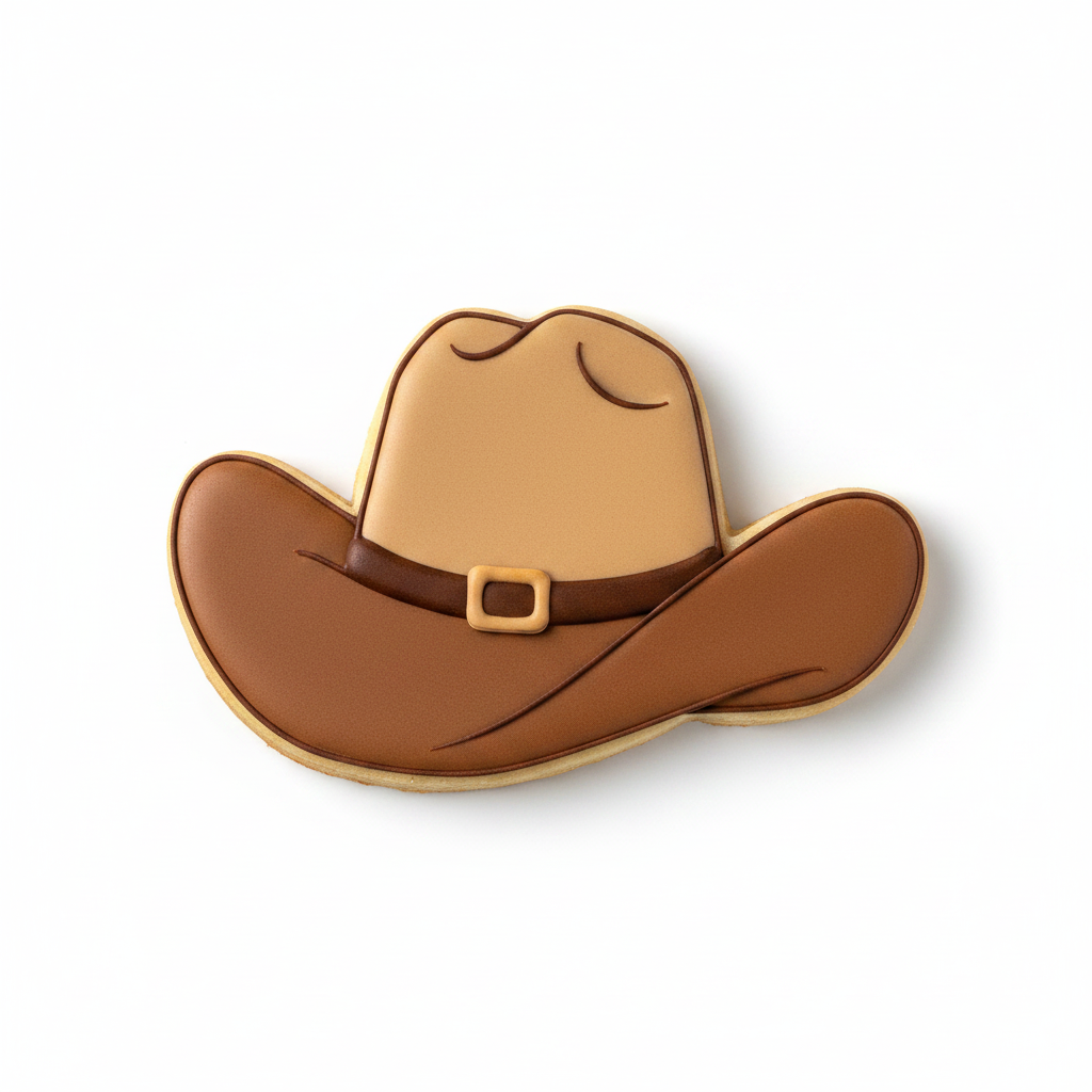 Cowboy Hat Cookie Cutter with Easy Push Design — photo 2