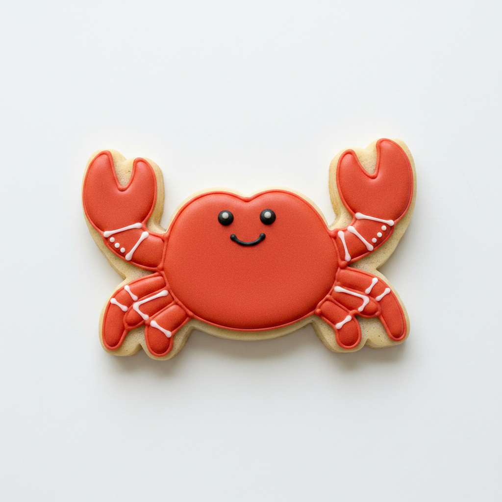Crab Cookie Cutter with Easy Push Design — photo 2