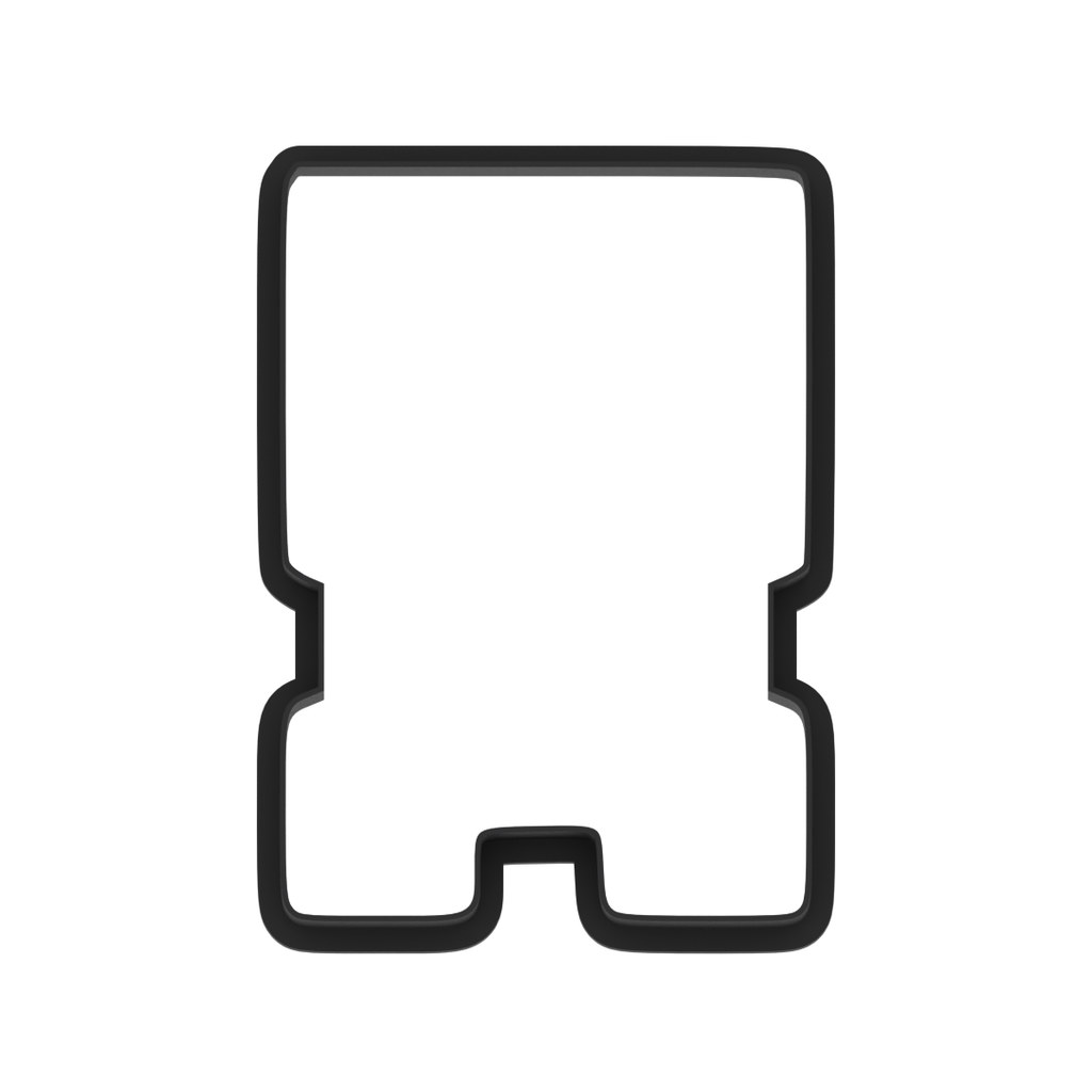 Creeper Cookie Cutter with Easy Push Design — photo 6