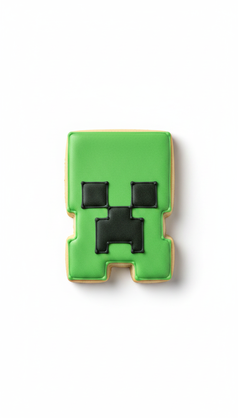 Creeper Cookie Cutter with Easy Push Design — photo 2