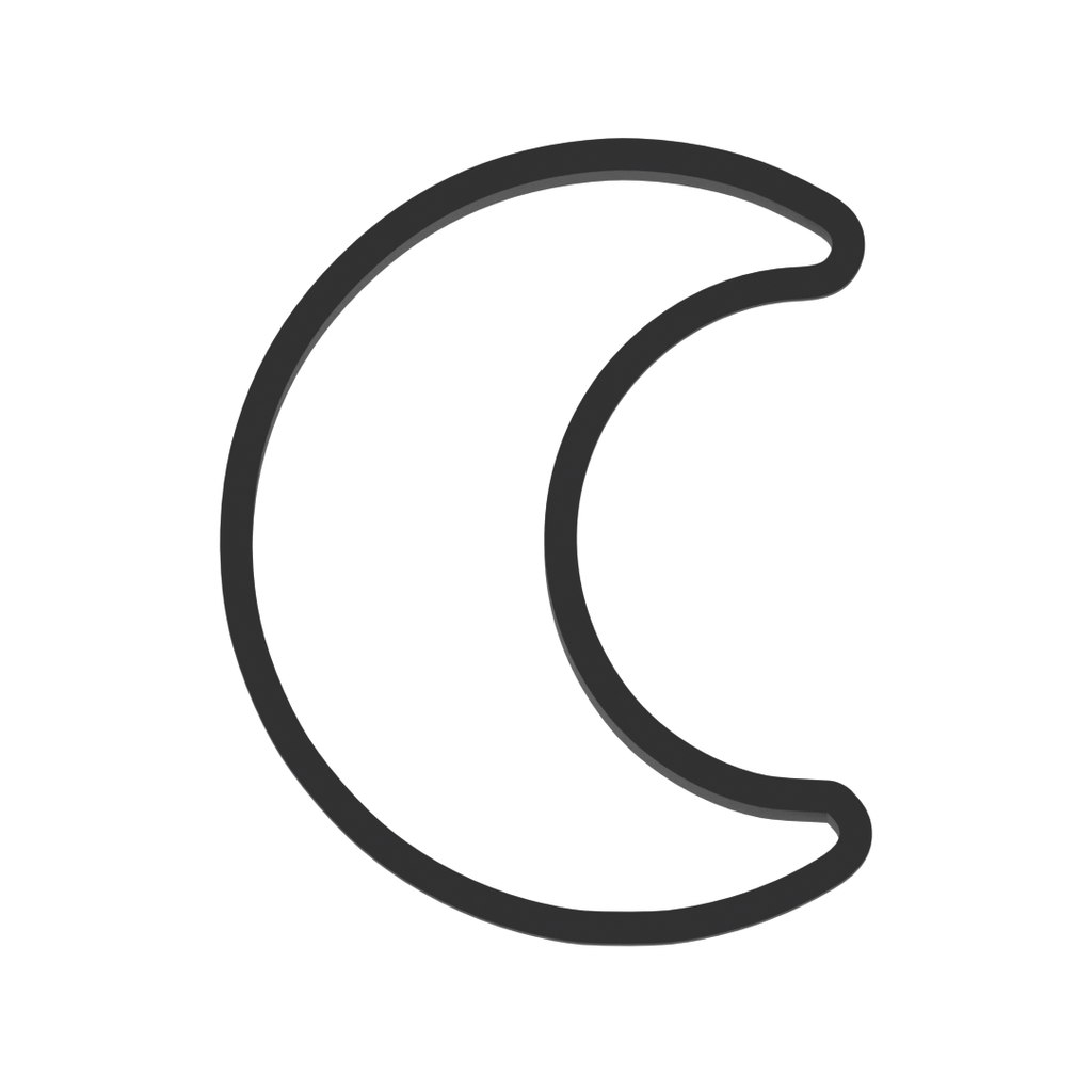 Crescent Moon Cookie Cutter with Easy Push Design — photo 3