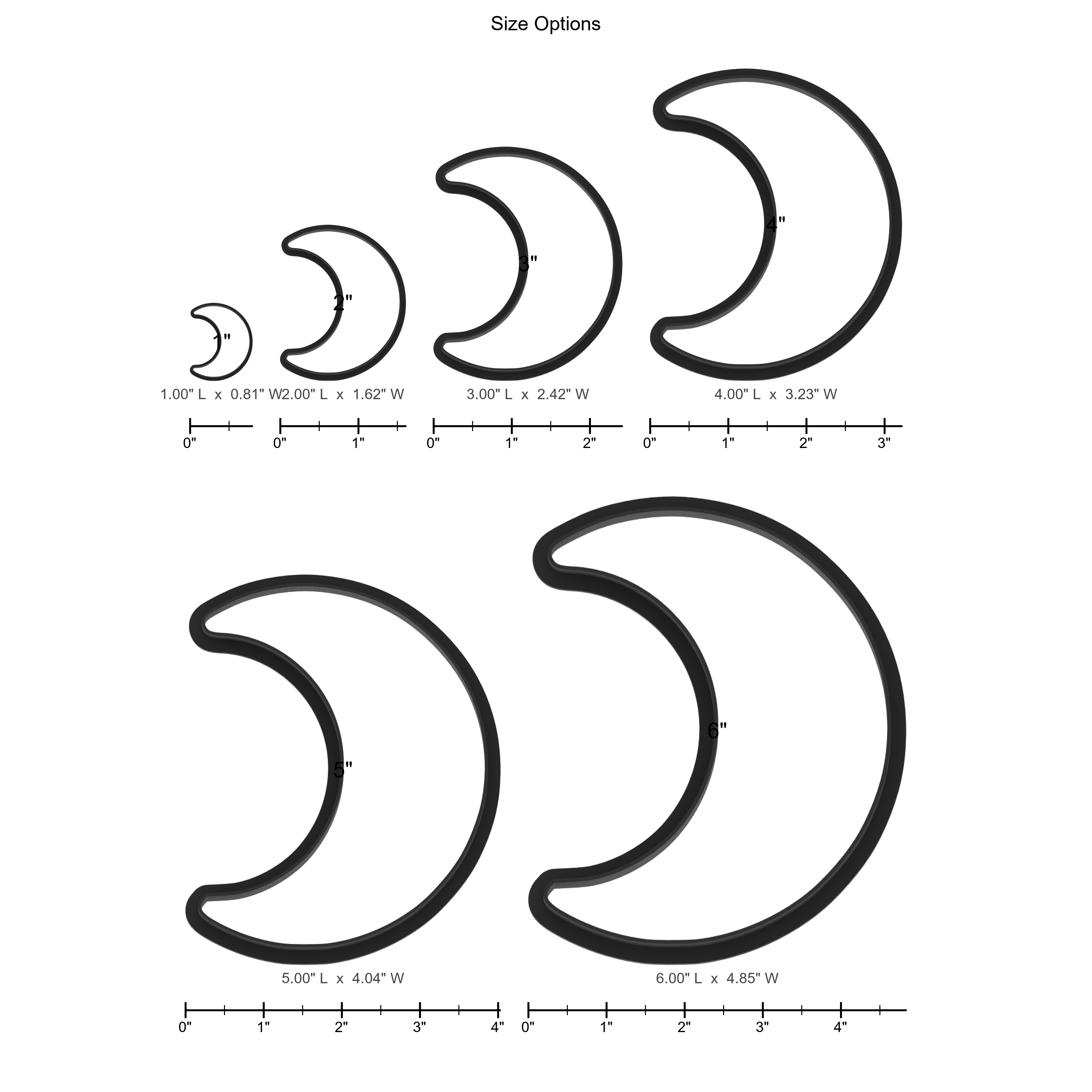 Crescent Moon Cookie Cutter with Easy Push Design — photo 5