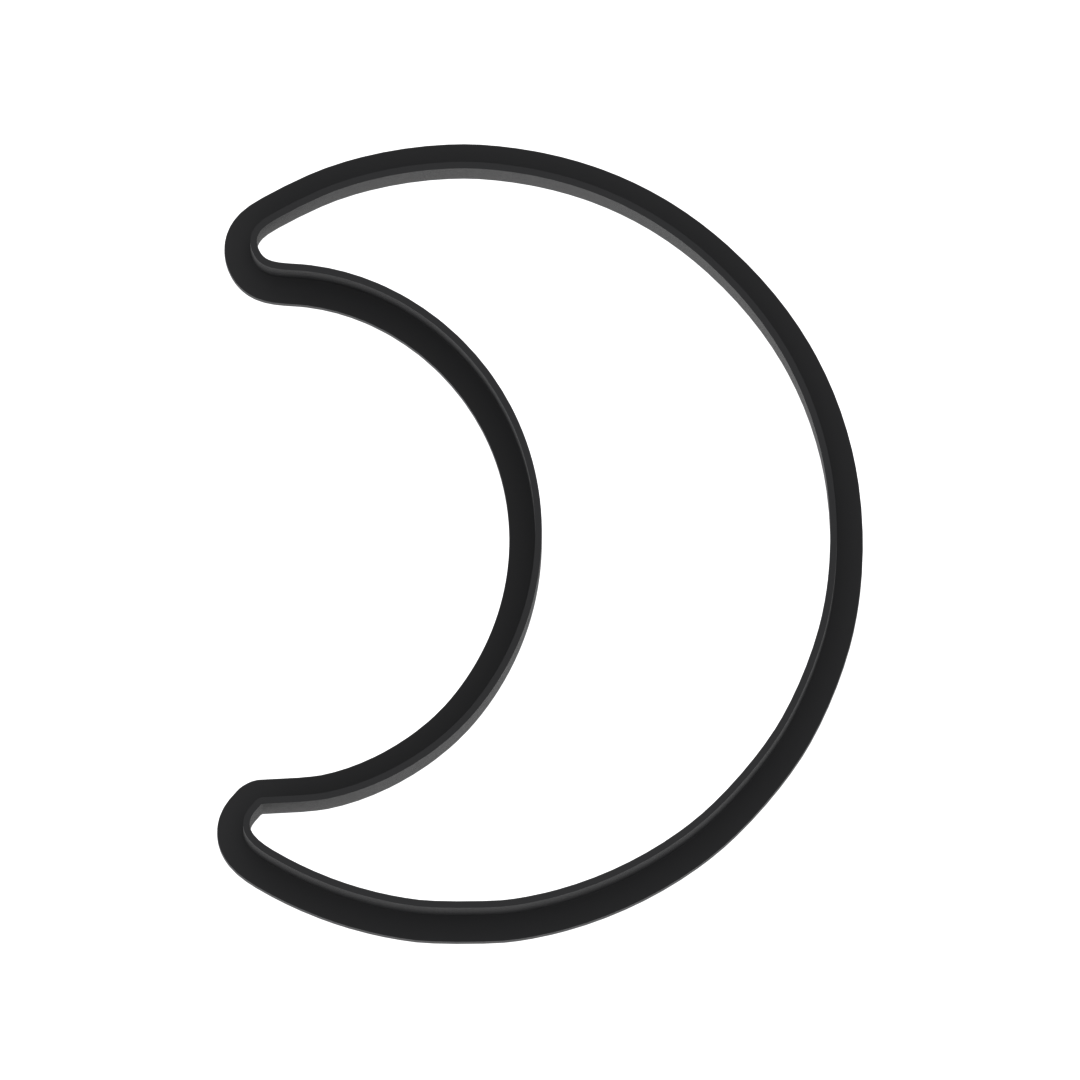 Crescent Moon Cookie Cutter with Easy Push Design — photo 6