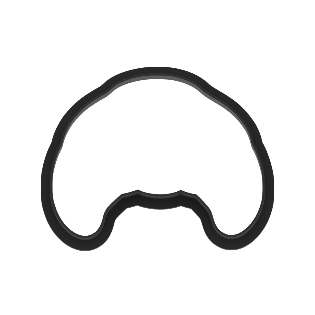 Croissant Cookie Cutter with Easy Push Design — photo 6