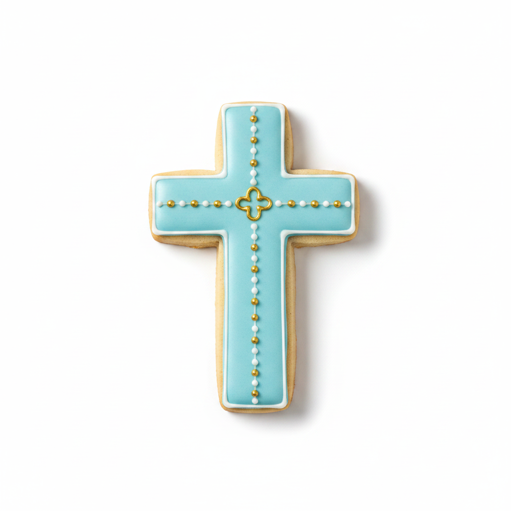 Cross Cookie Cutter with Easy Push Design — photo 2