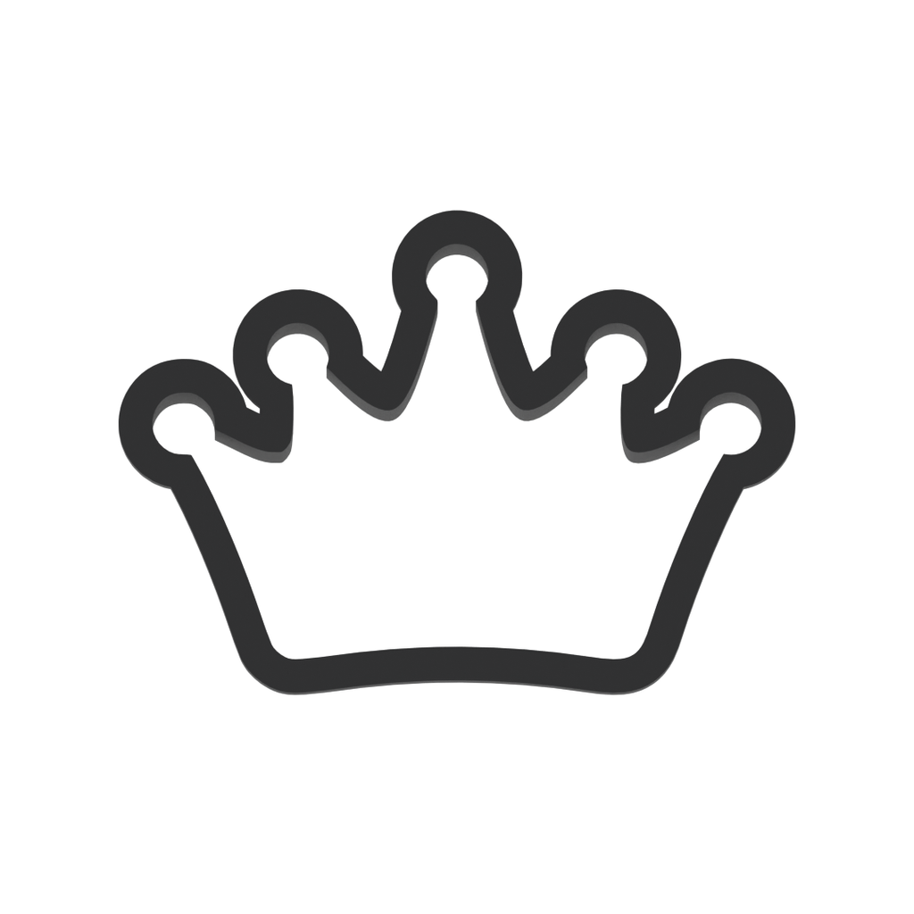 Crown Cookie Cutter with Easy Push Design — photo 3