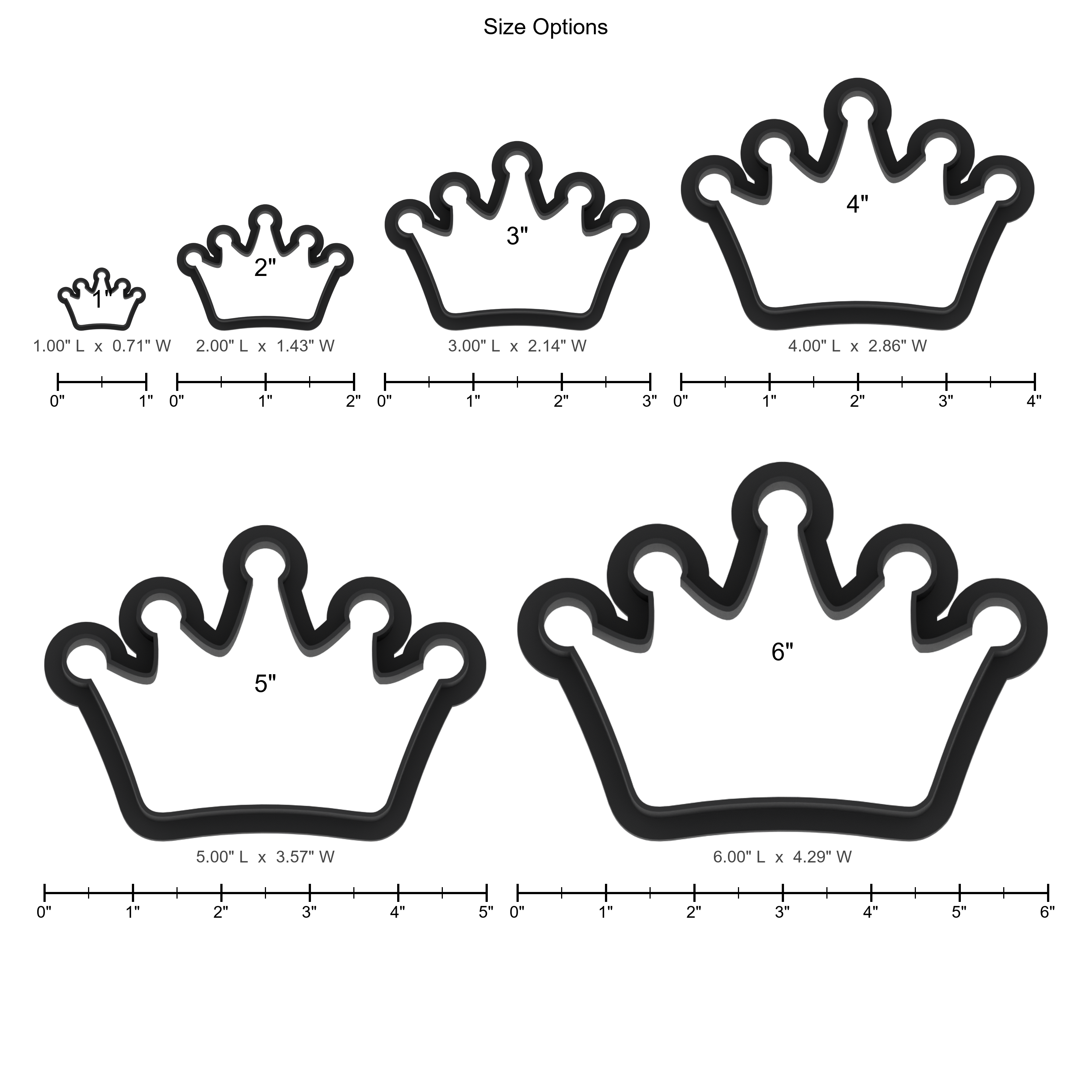 Crown Cookie Cutter with Easy Push Design — photo 5