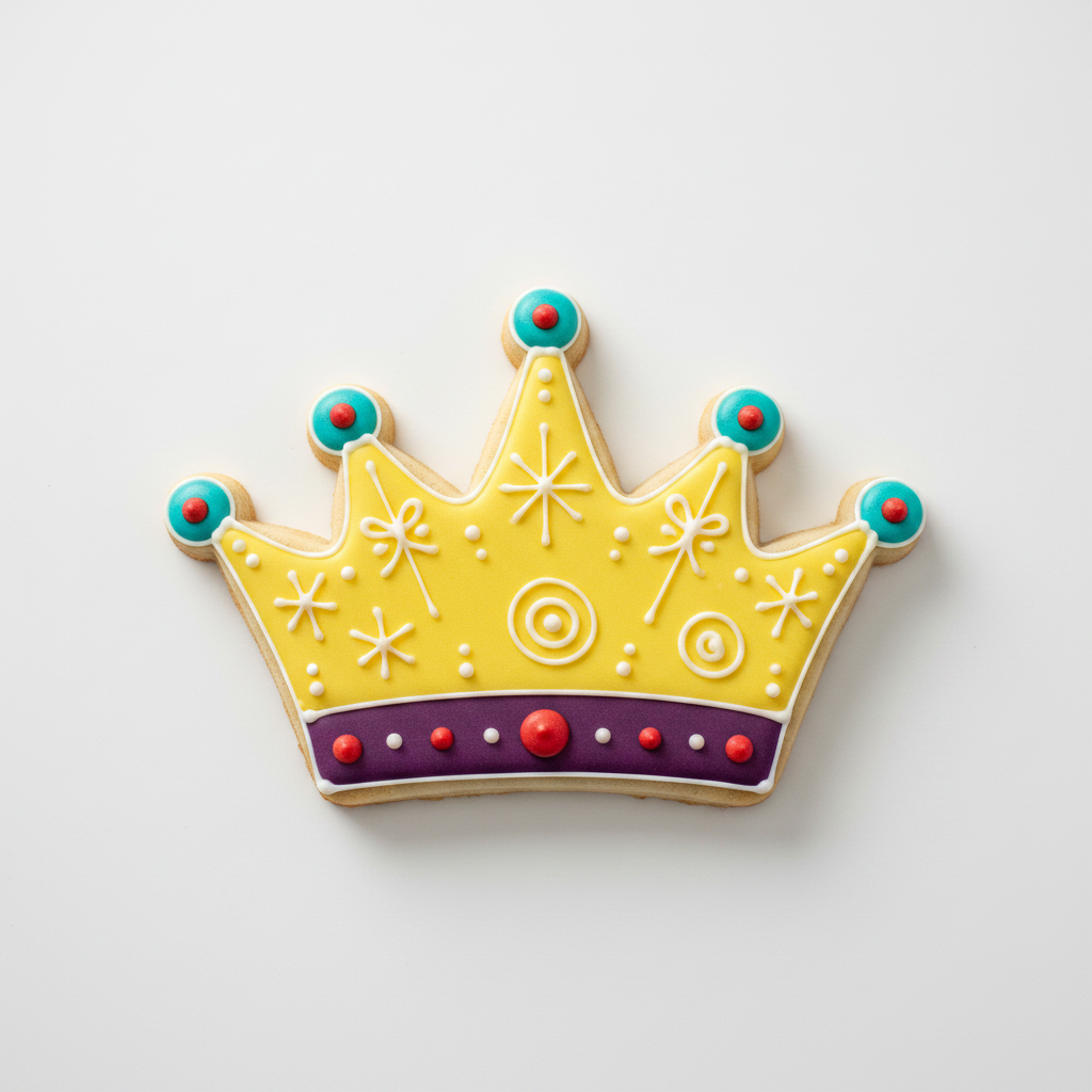Crown Cookie Cutter with Easy Push Design — photo 2