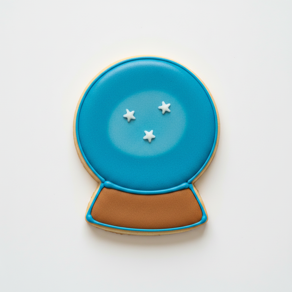 Crystal Ball Cookie Cutter with Easy Push Design — photo 2