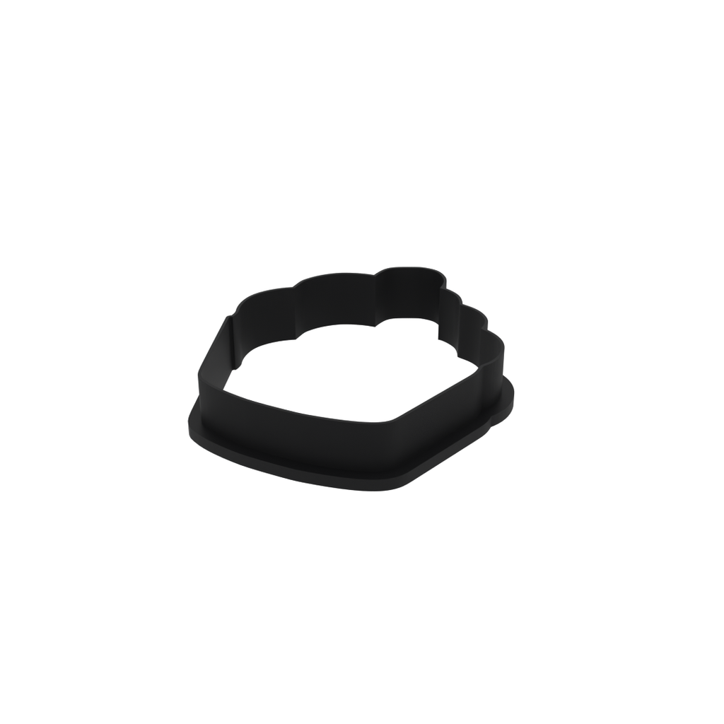 Cupcake Cookie Cutter with Easy Push Design — photo 4