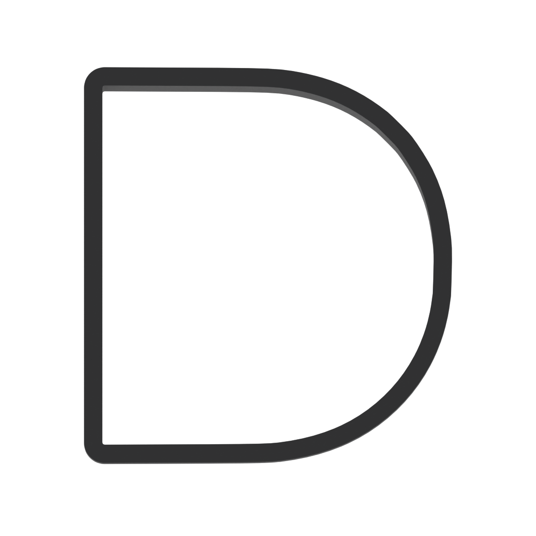 D Capital Block Letter Cookie Cutter with Easy Push Design — photo 3