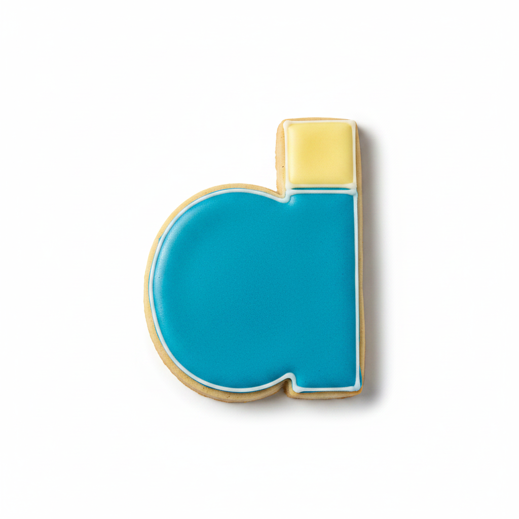 d Lowercase Block Letter Cookie Cutter with Easy Push Design — photo 2