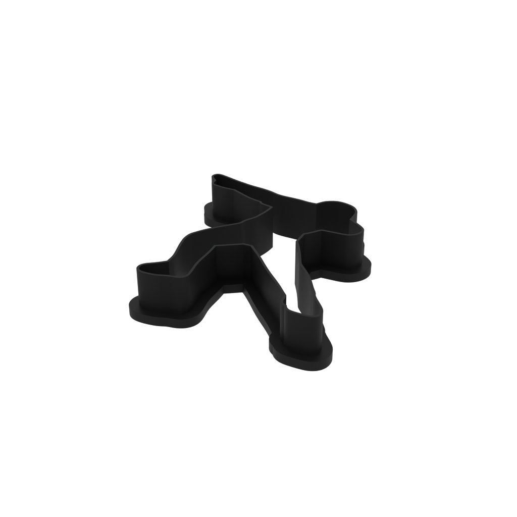 Dab Dance Pose Cookie Cutter with Easy Push Design — photo 4