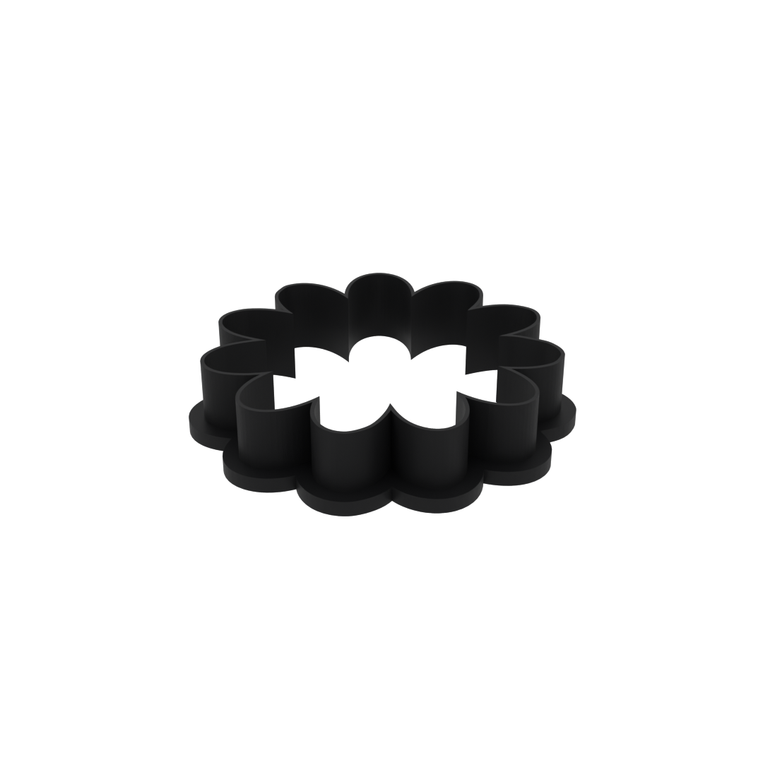 Daisy Flower 12 Petal Cookie Cutter with Easy Push Design — photo 4