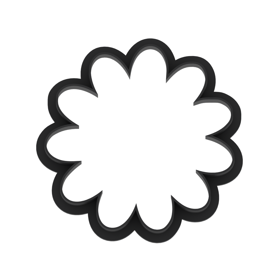 Daisy Flower 12 Petal Cookie Cutter with Easy Push Design — photo 6
