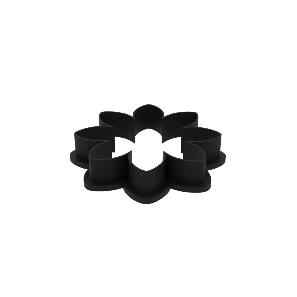 Daisy Flower 8 Petal Cookie Cutter with Easy Push Design — photo 4