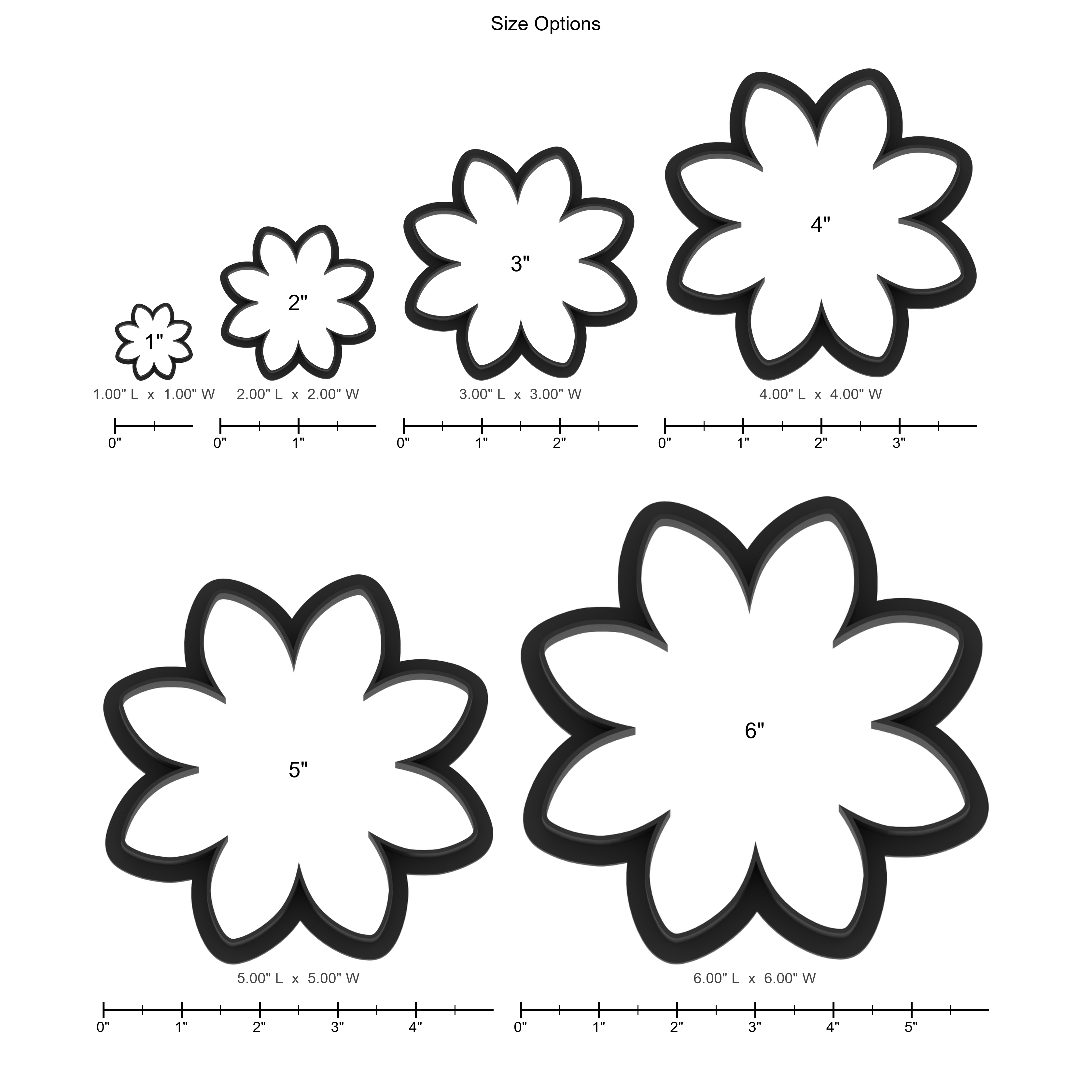 Daisy Flower 8 Petal Cookie Cutter with Easy Push Design — photo 5