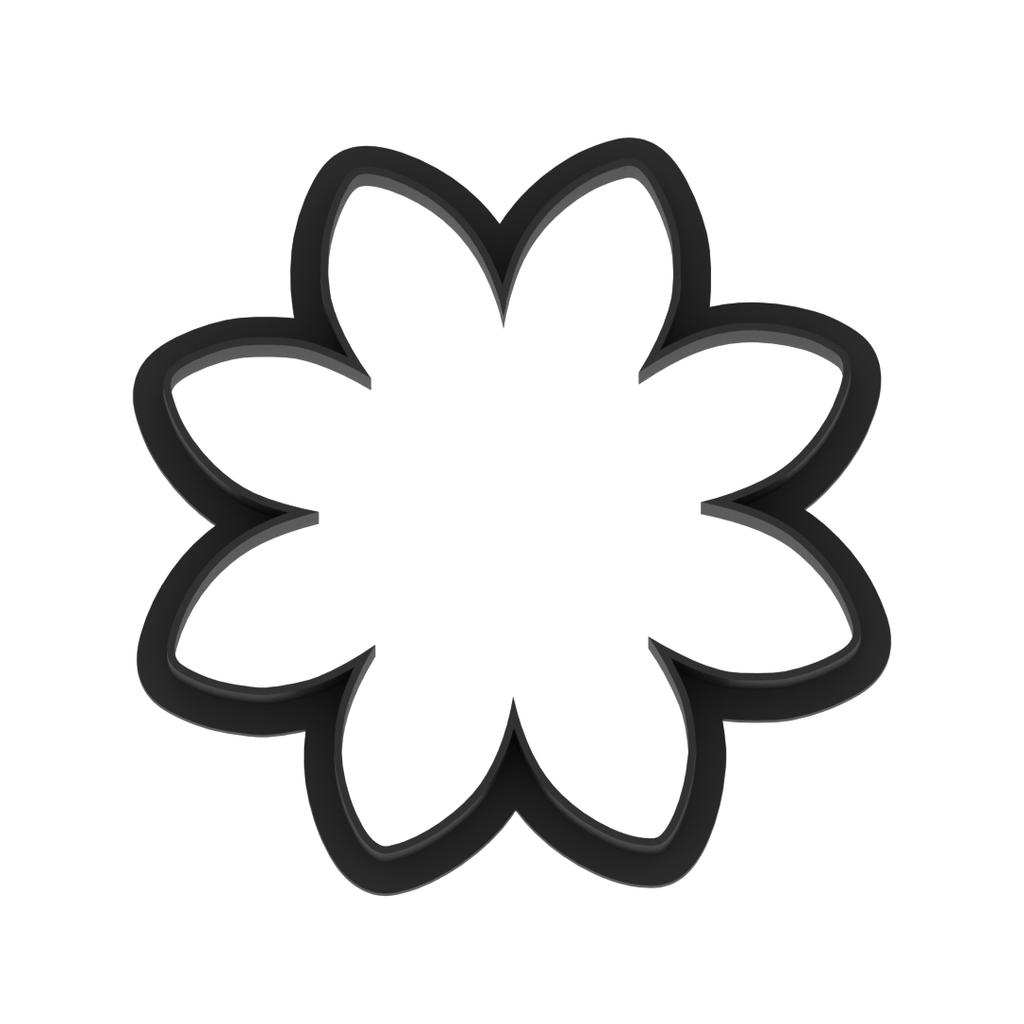 Daisy Flower 8 Petal Cookie Cutter with Easy Push Design — photo 6