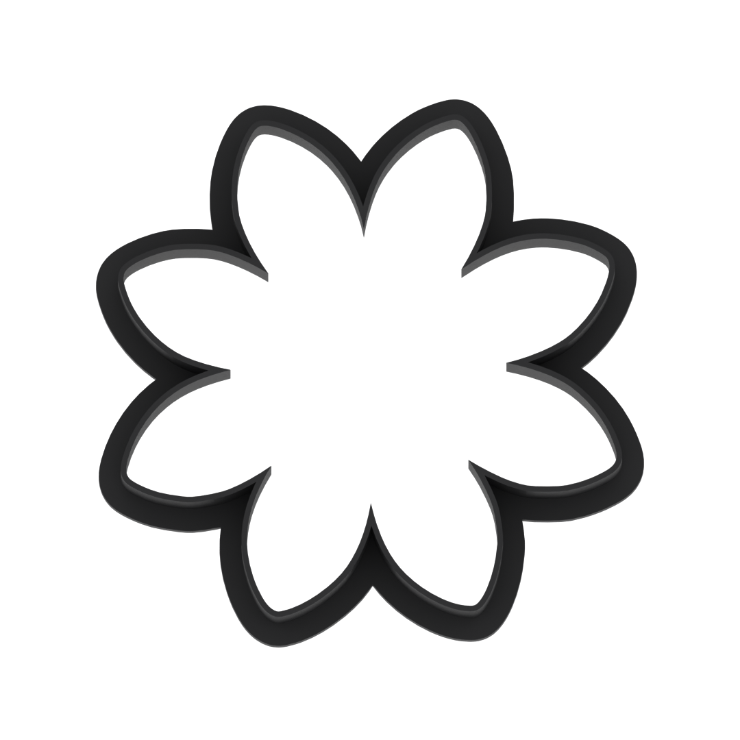 Daisy Flower 8 Petal Cookie Cutter with Easy Push Design — photo 6