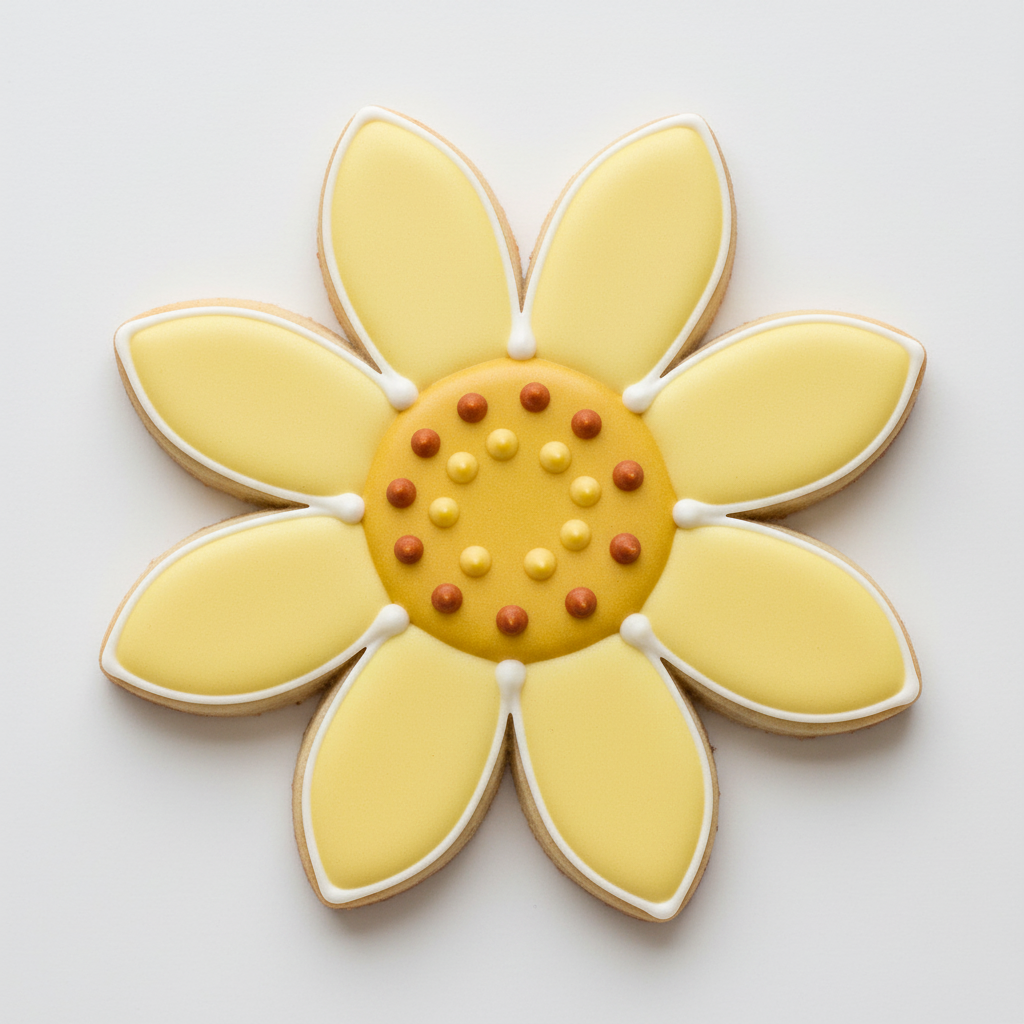 Daisy Flower 8 Petal Cookie Cutter with Easy Push Design — photo 2