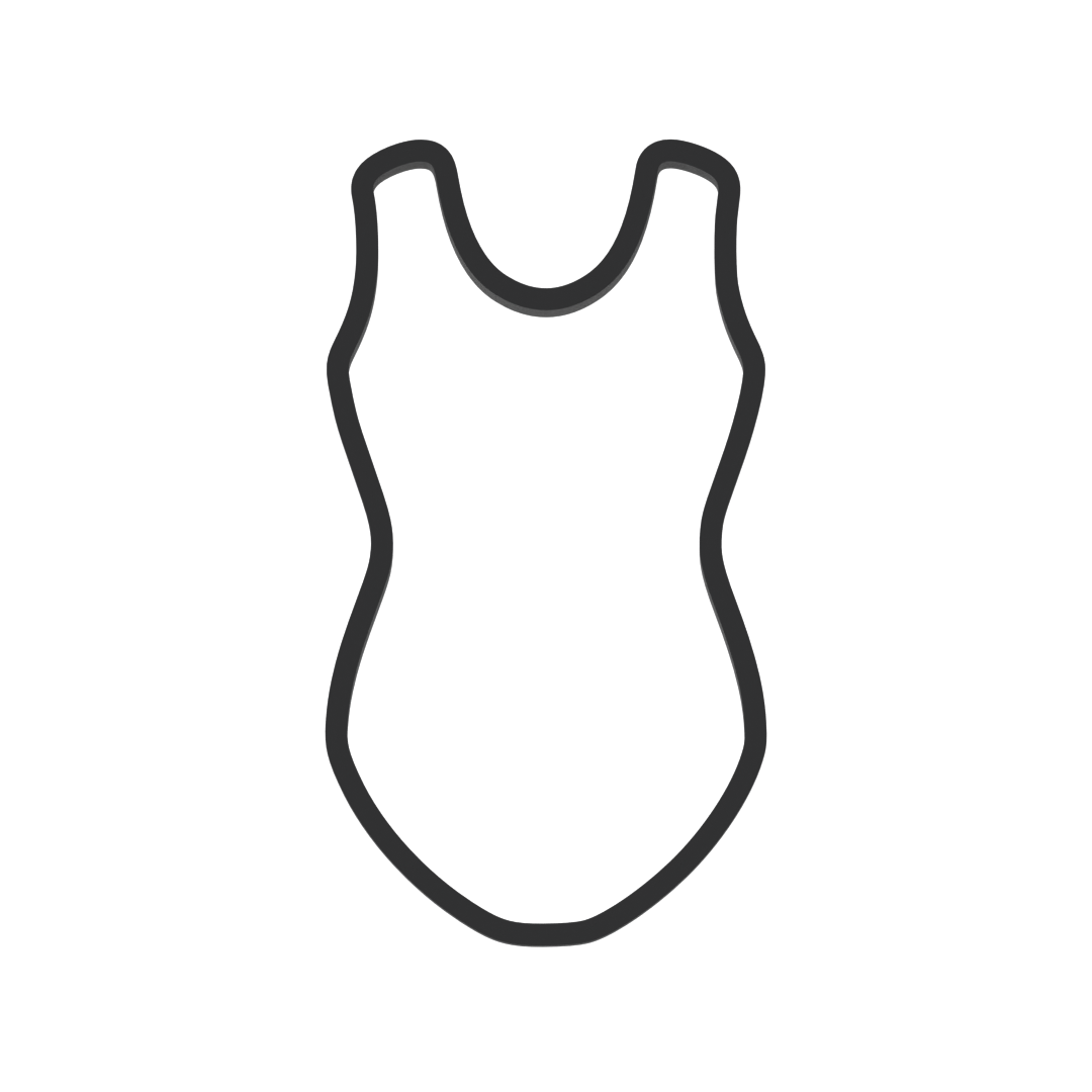 Dance Leotard Cookie Cutter with Easy Push Design — photo 3