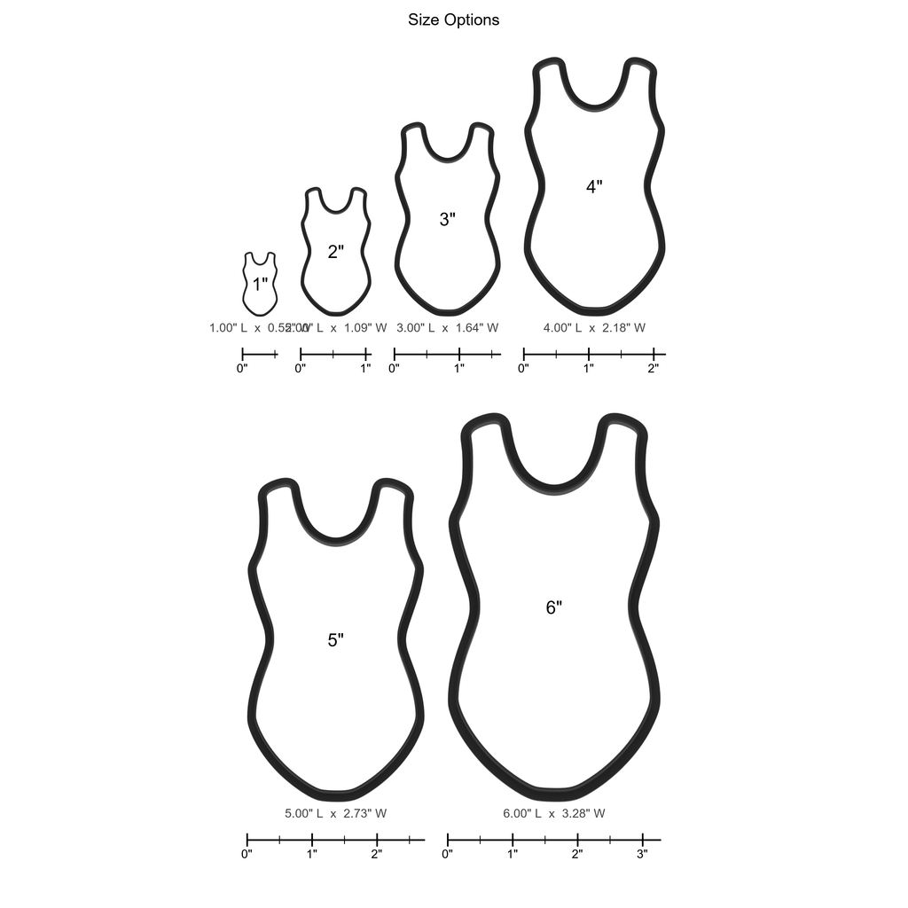 Dance Leotard Cookie Cutter with Easy Push Design — photo 5