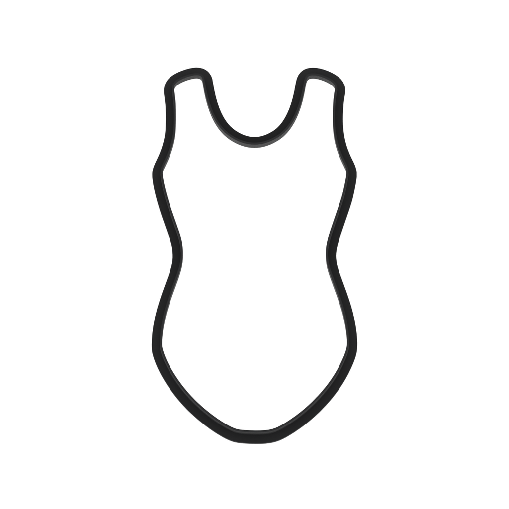 Dance Leotard Cookie Cutter with Easy Push Design — photo 6