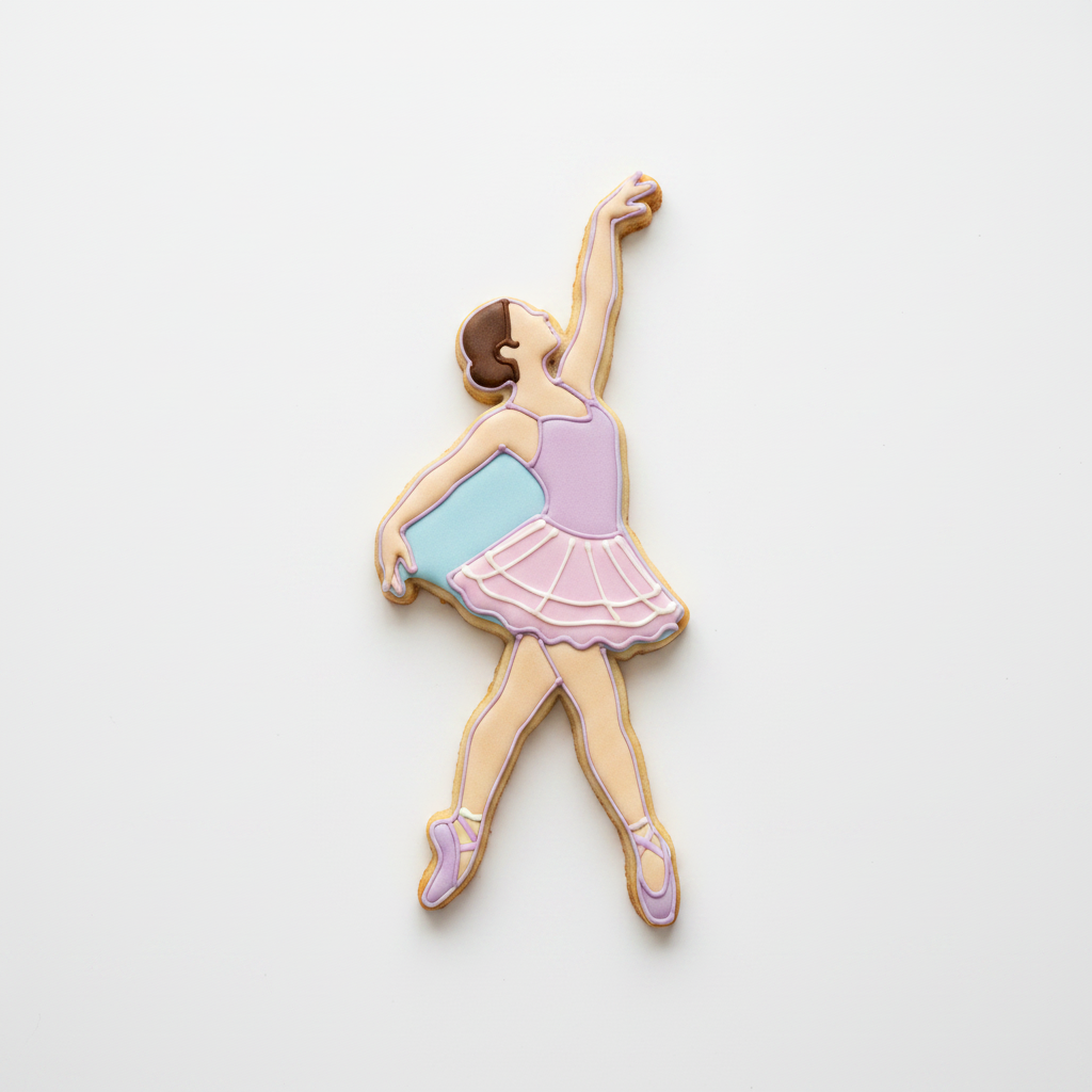 Dance Silhouette Cookie Cutter with Easy Push Design — photo 2