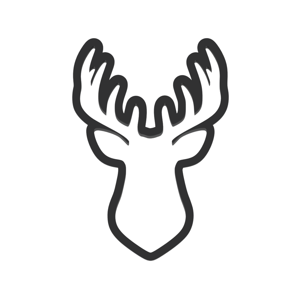Deer Head Cookie Cutter with Easy Push Design — photo 3