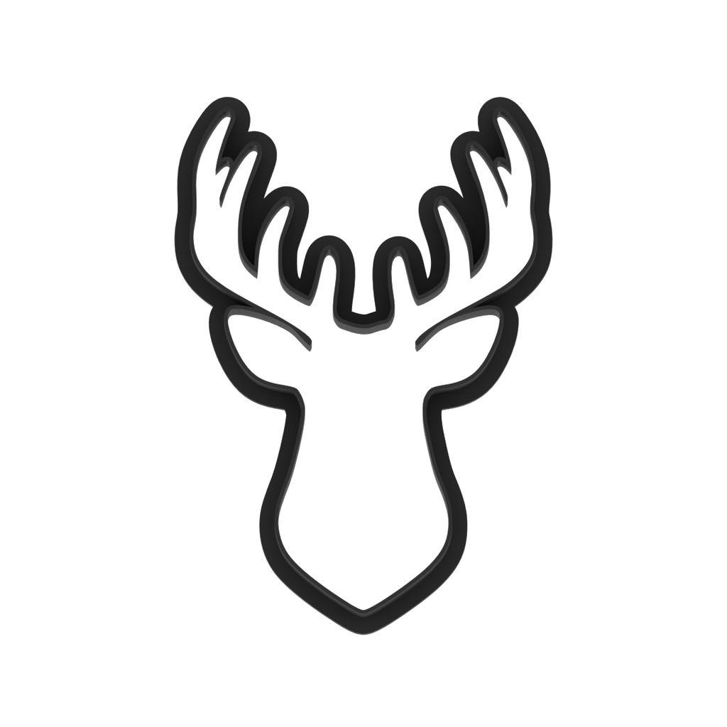 Deer Head Cookie Cutter with Easy Push Design — photo 6