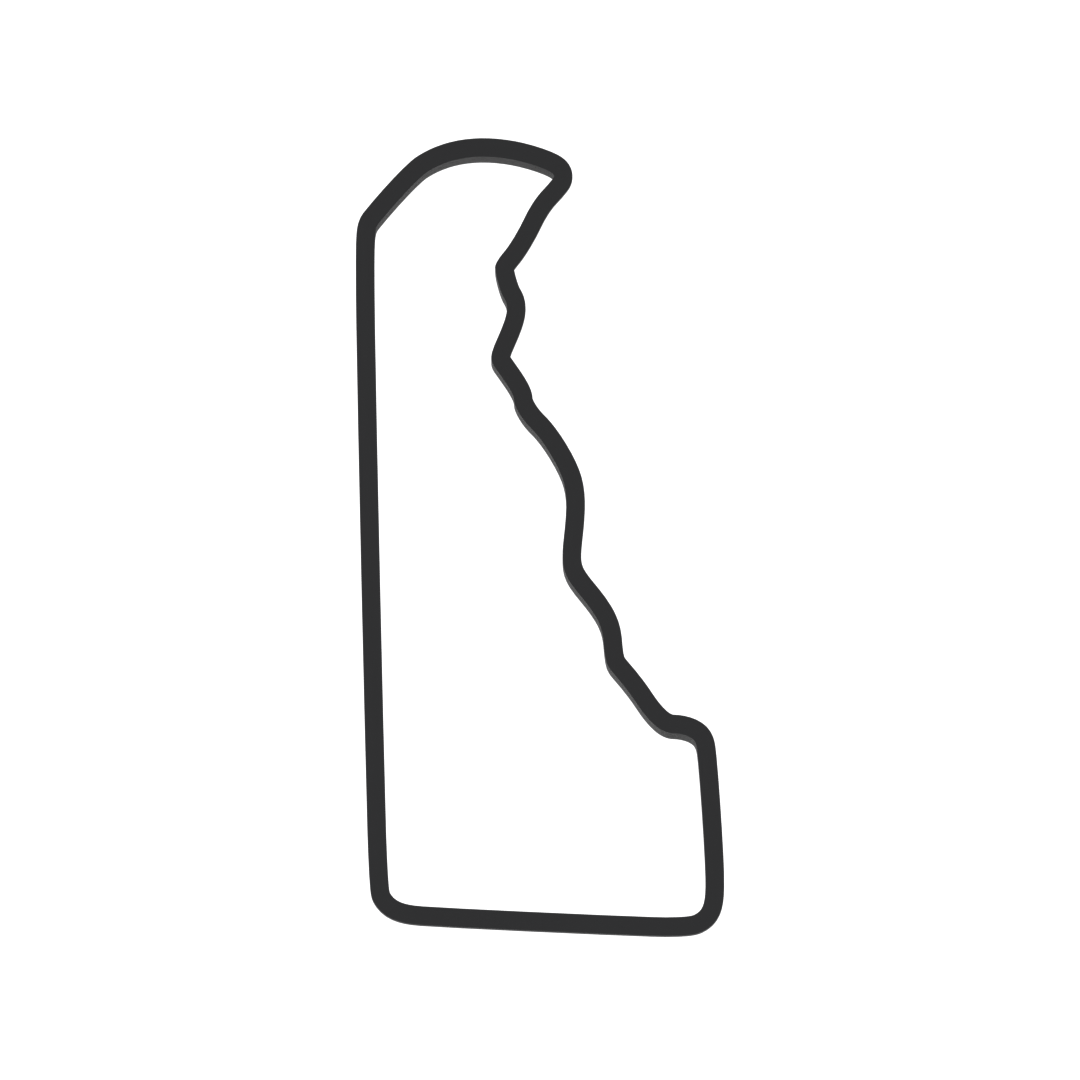 Delaware State Cookie Cutter with Easy Push Design — photo 3