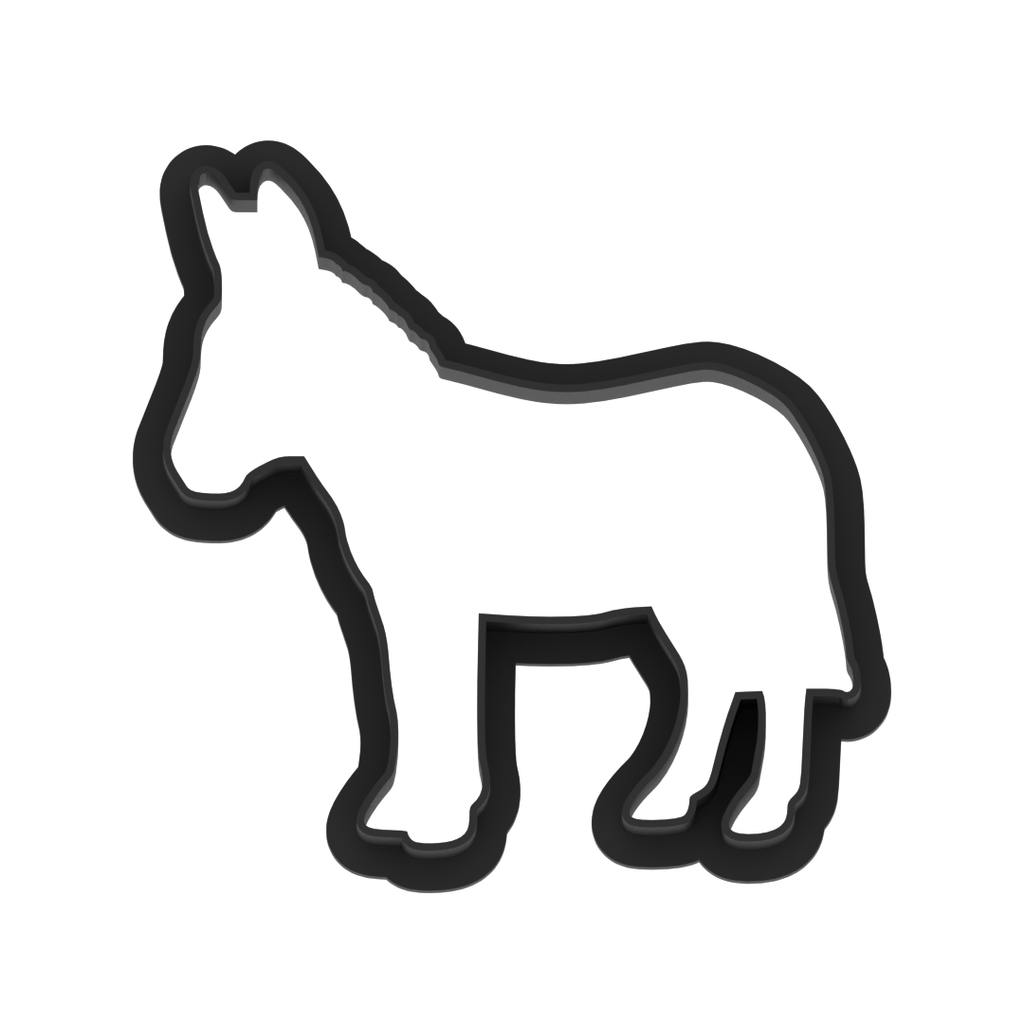 Democratic Donkey Cookie Cutter with Easy Push Design — photo 5