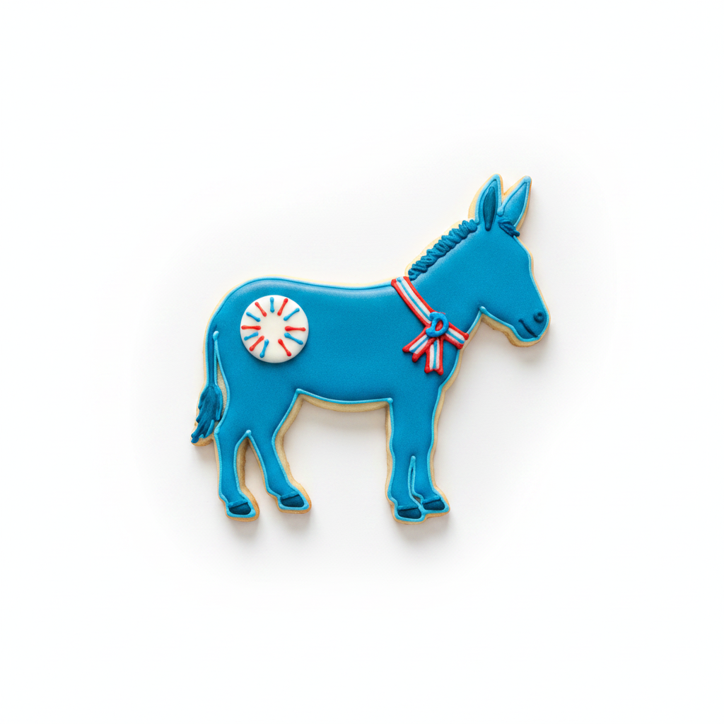 Democratic Donkey Cookie Cutter with Easy Push Design — photo 2