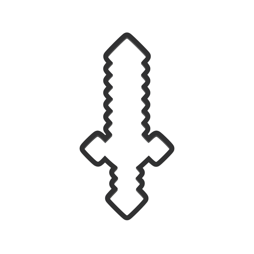 Diamond Sword Cookie Cutter with Easy Push Design — photo 3
