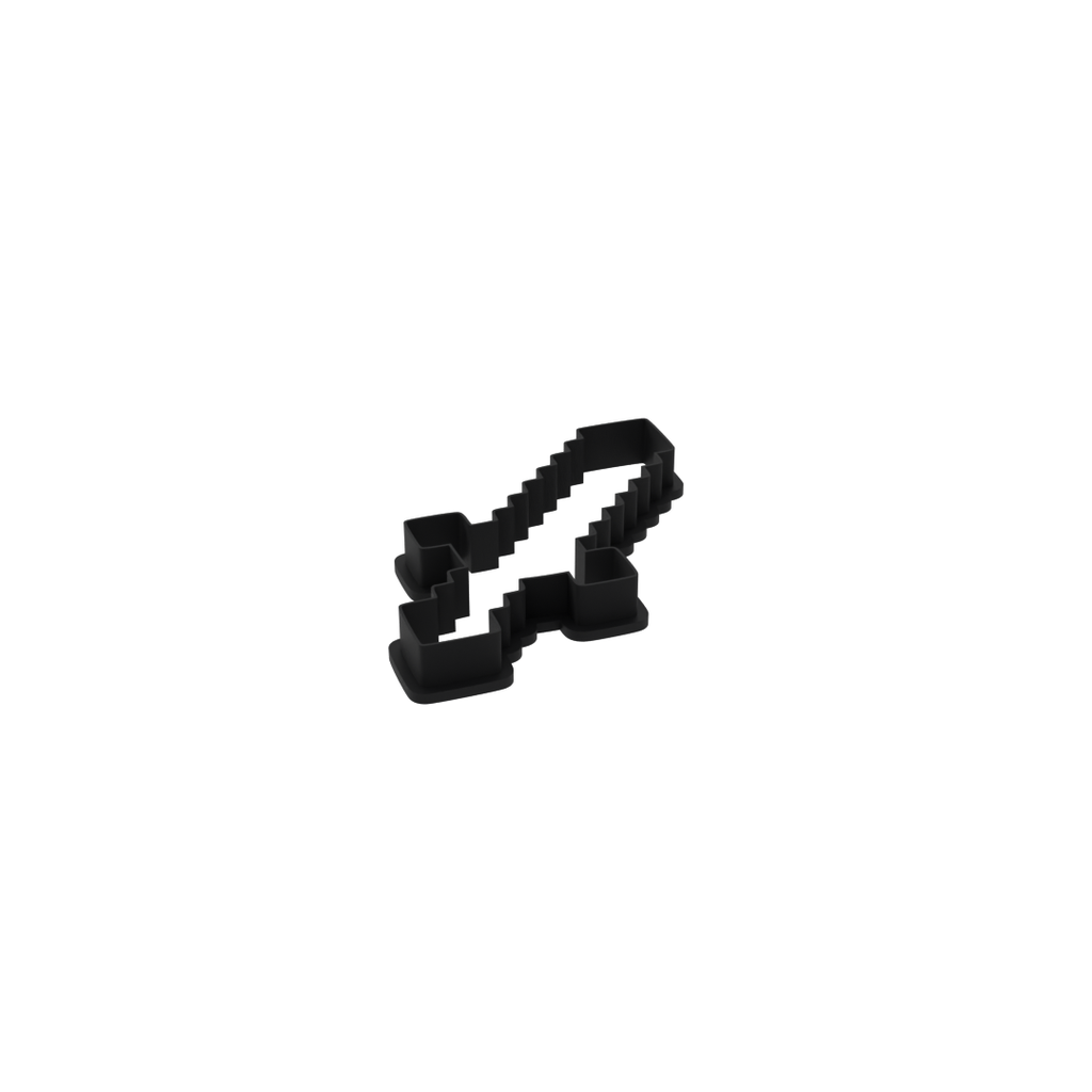 Diamond Sword Cookie Cutter with Easy Push Design — photo 4