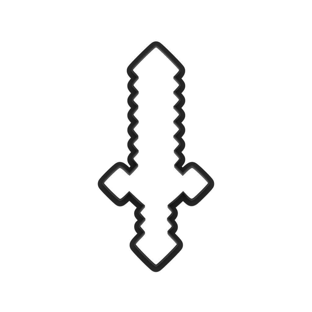 Diamond Sword Cookie Cutter with Easy Push Design — photo 6