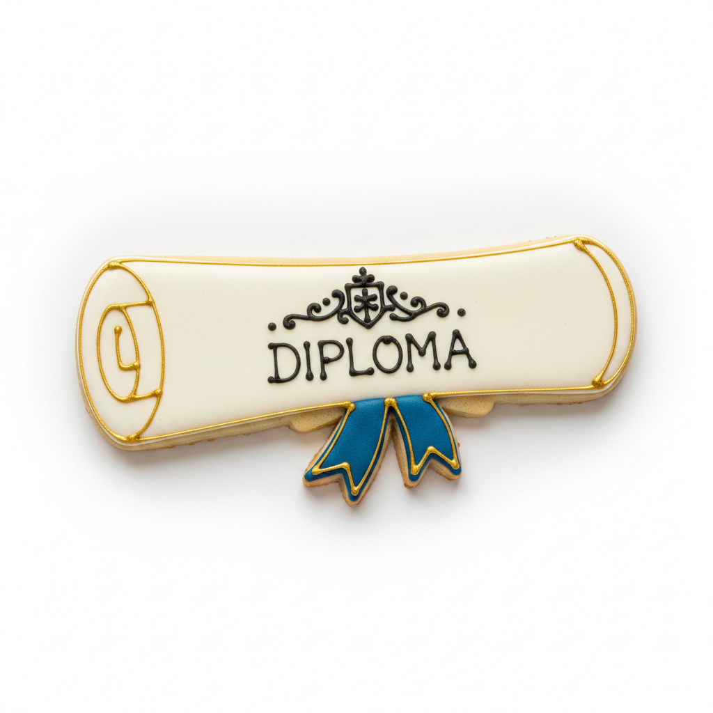 Diploma Cookie Cutter with Easy Push Design — photo 2