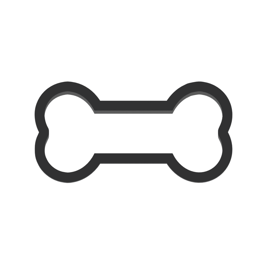 Dog Bone Cookie Cutter with Easy Push Design — photo 3