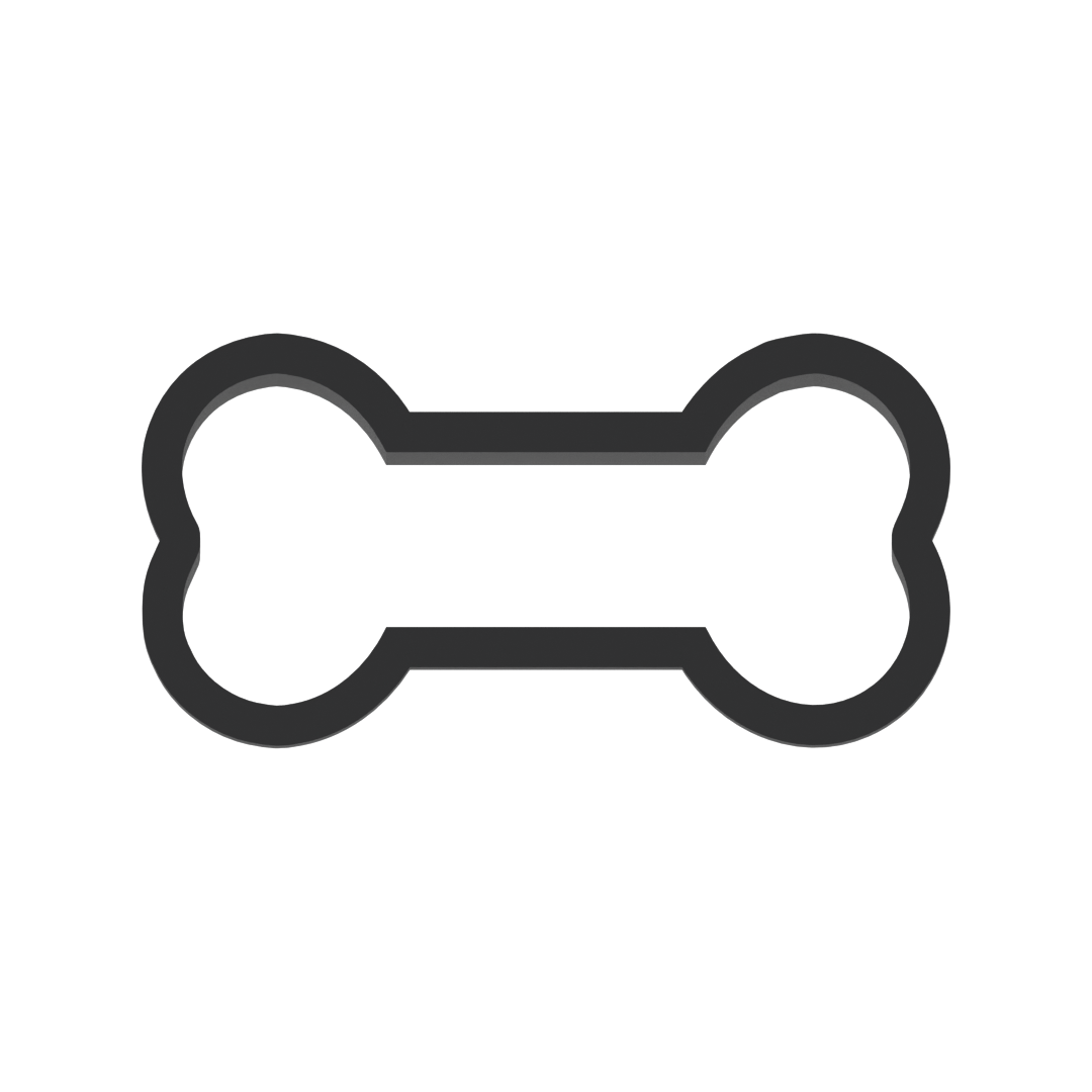 Dog Bone Cookie Cutter with Easy Push Design — photo 3