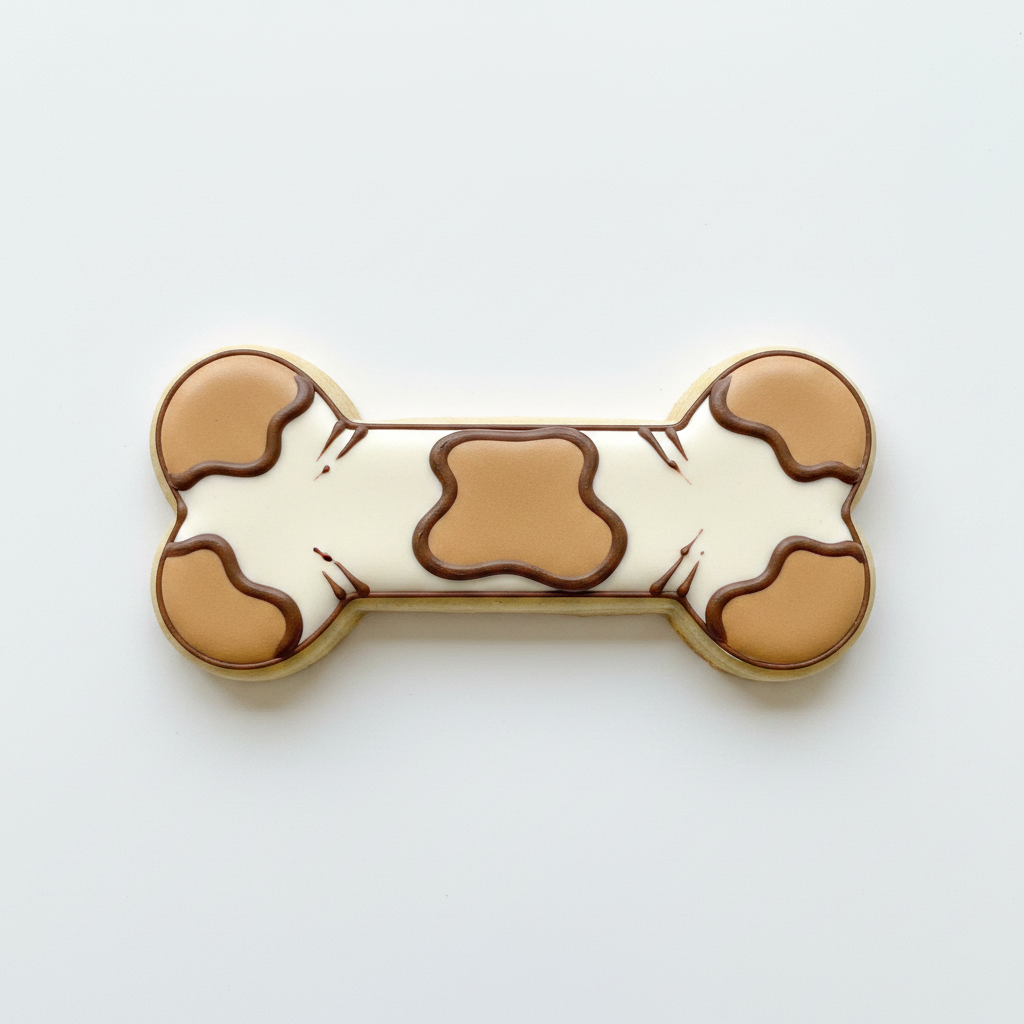 Dog Bone Cookie Cutter with Easy Push Design — photo 2
