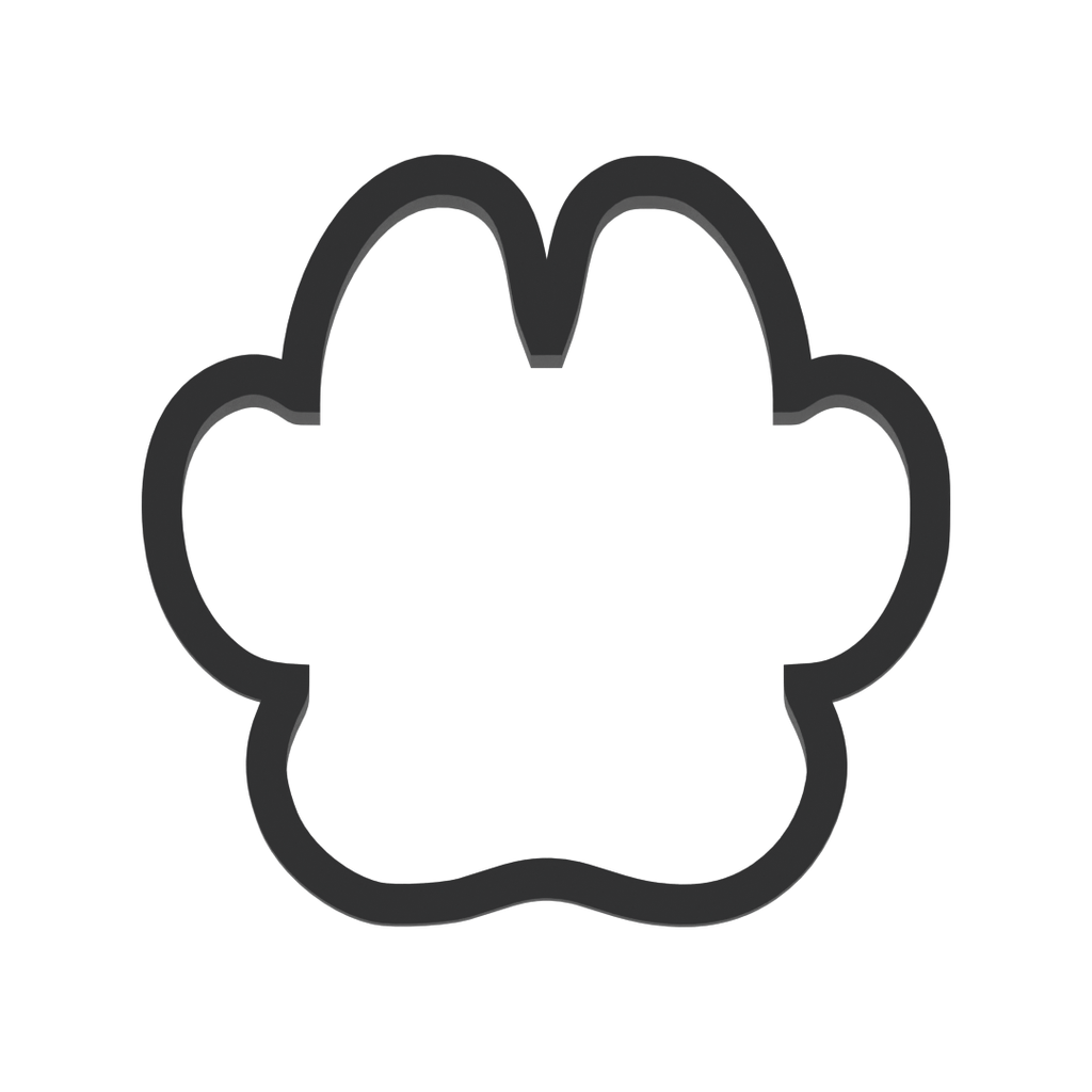 Dog Paw Cookie Cutter with Easy Push Design — photo 3