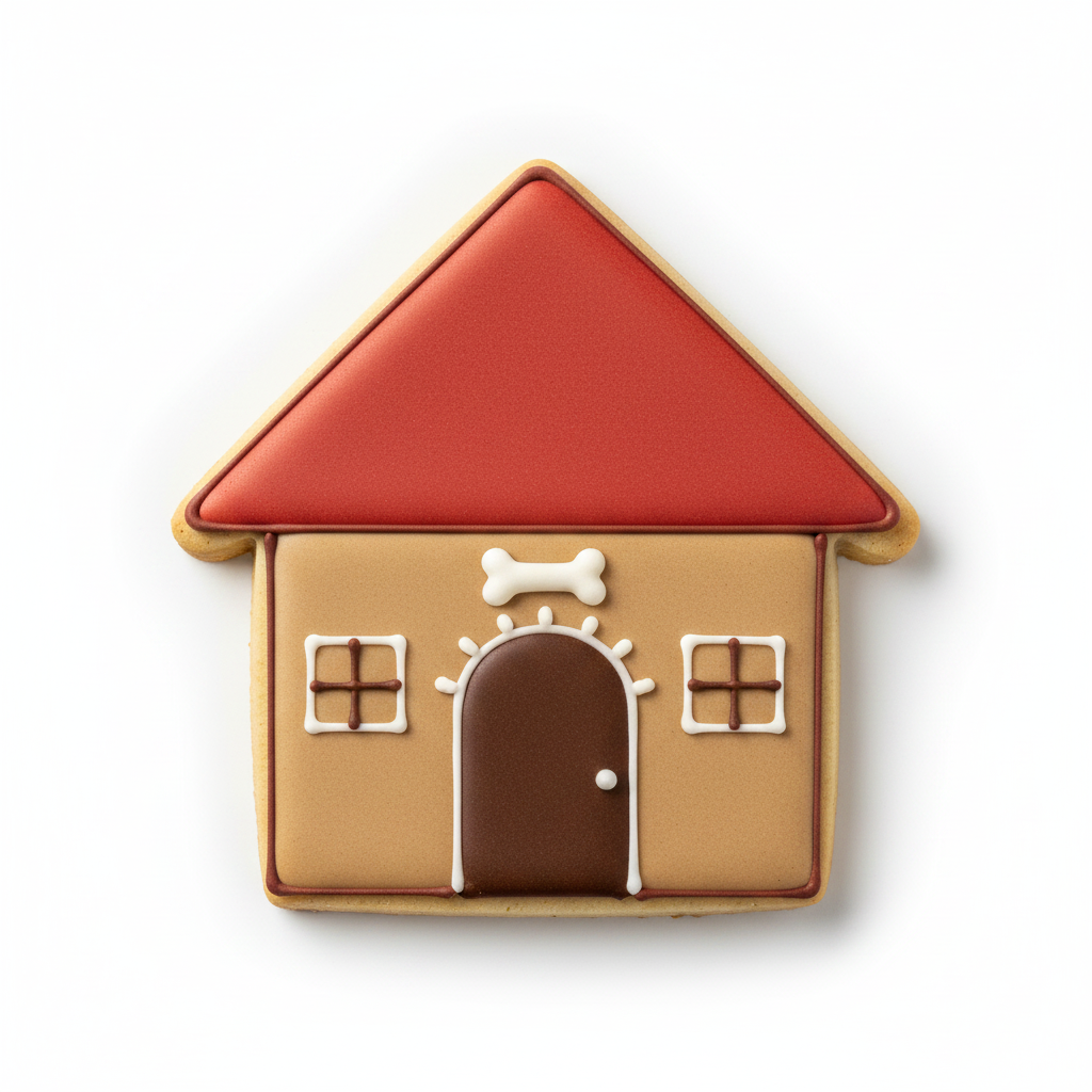 Doghouse Cookie Cutter with Easy Push Design — photo 2
