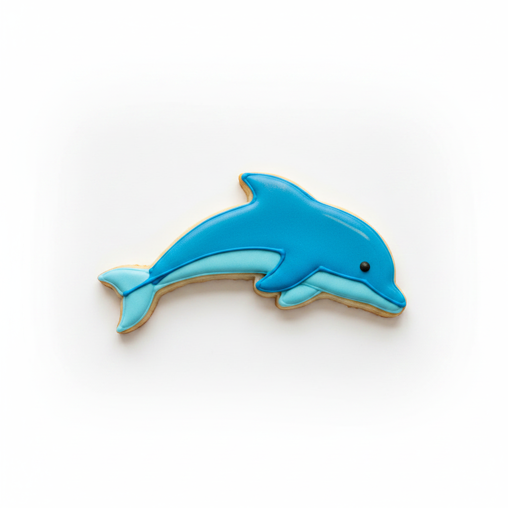 Dolphin Cookie Cutter with Easy Push Design — photo 2