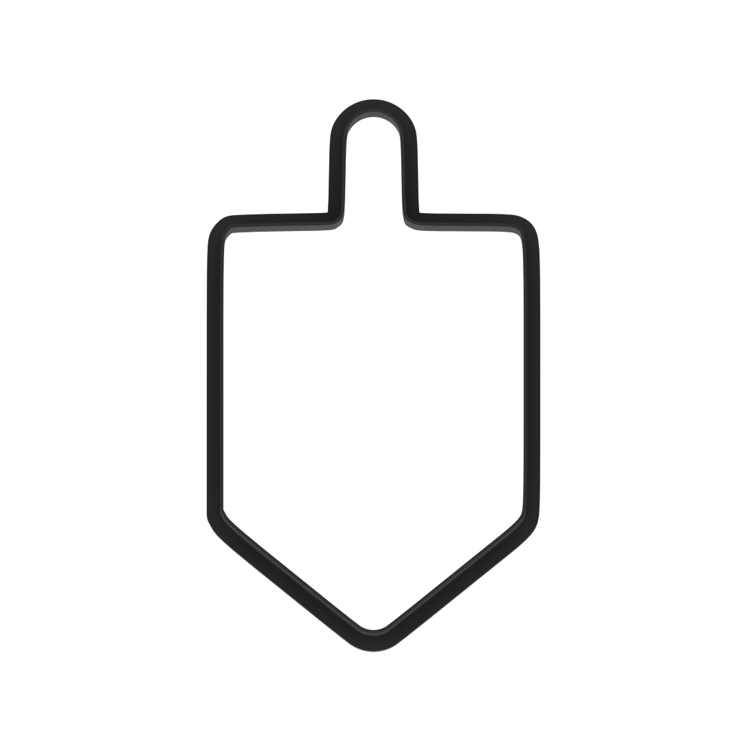 Dreidel Cookie Cutter with Easy Push Design — photo 5