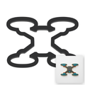 Drone Cookie Cutter with Easy Push Design — main photo